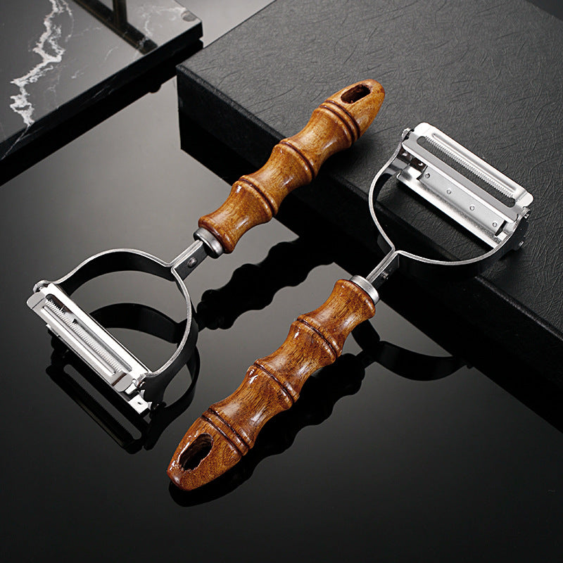 Wooden-Handle Peeler