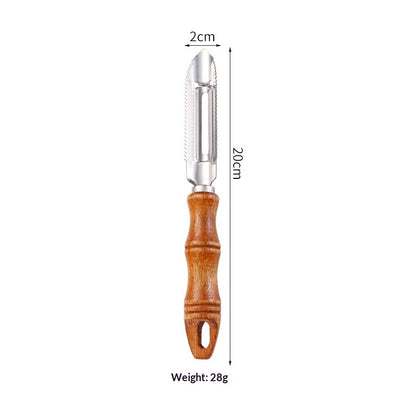 Wooden-Handle Peeler